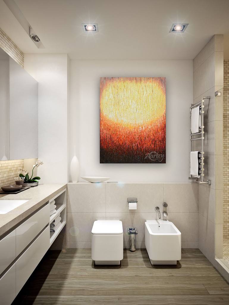 Original Abstract Expressionism Abstract Painting by Sandaruwan Perera