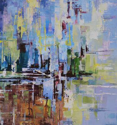 Original Abstract Expressionism Abstract Paintings by Sandaruwan Perera