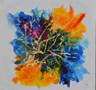 Print of Abstract Expressionism Abstract Paintings by Sandaruwan Perera