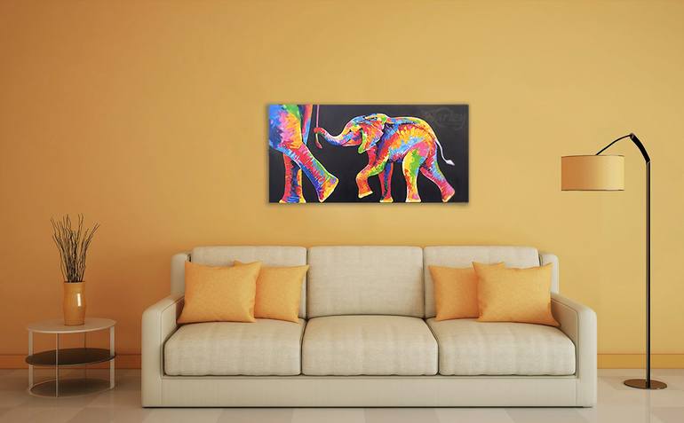 Original Animal Painting by Sandaruwan Perera