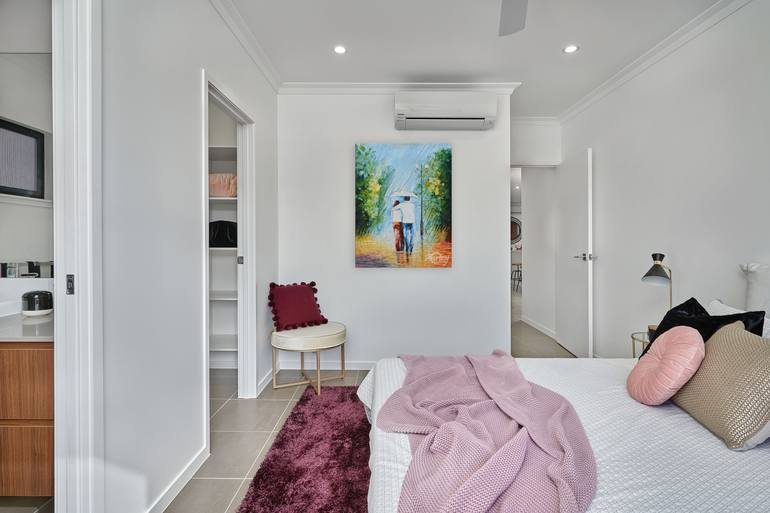 Original Art Deco Abstract Painting by Sandaruwan Perera