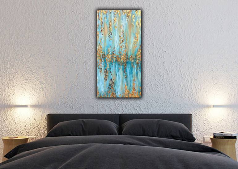 Original Art Deco Abstract Painting by Sandaruwan Perera