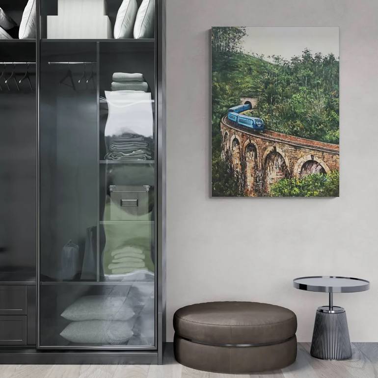 Original Expressionism Travel Painting by Sandaruwan Perera