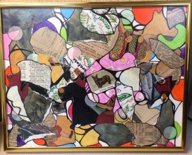 Original Abstract Collage by A Hyde