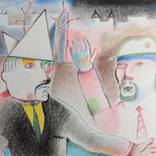 Men with hats by Humberto Giraldo