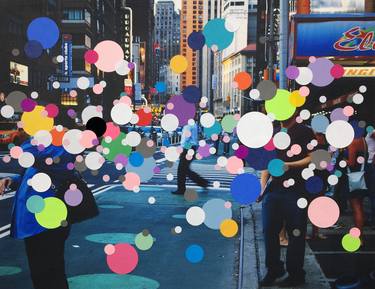 Original Fine Art Cities Collage by Erin Chon