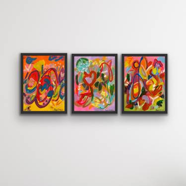 Original Fine Art Abstract Paintings by Bengu Cetinkale