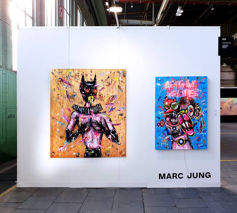 Original Abstract Expressionism Abstract Painting by Marc Jung