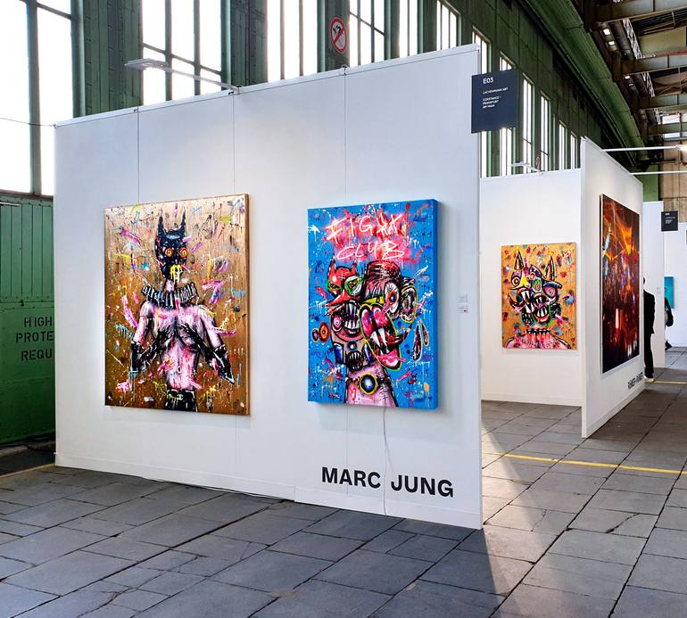 Original Abstract Expressionism Abstract Painting by Marc Jung