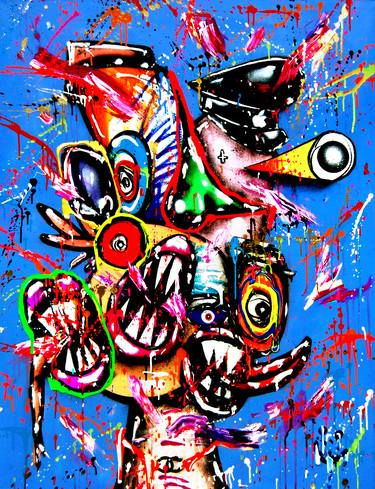 VOODOO IN MY BLOOD, 2020, mixed media on canvas, 120x90cm thumb