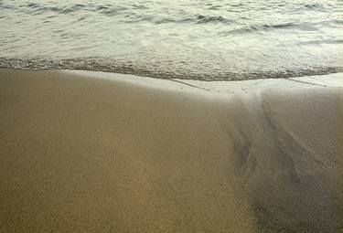 "Water lapping the beach" 1974,  Tangolunda, Huatulco, Mexico thumb