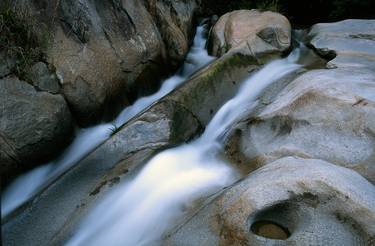 "Creek in bedrock" 1995, Costa Chica of Oaxaca, Mexico thumb