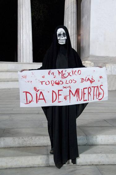 "In Mexico all days are Day of the Dead" 2014. Av. Juarez. thumb