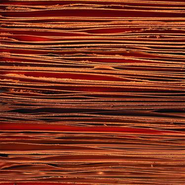 "Copper sheets stacked." 1997 Mexicana de Cobre, Sonora, Grupo MX thumb