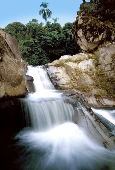 “Waterfall in the jungle” 1995 Costa Chica, Oaxaca, Mexico. thumb