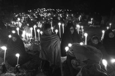 "Women praying in the Night of the Dead" 1967. Janitzio, Mich. thumb