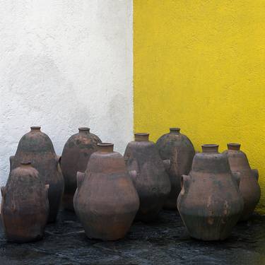 "Traditional Mexican clay pots" 1989. Pedregal, Mexico City thumb