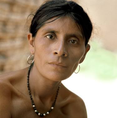 "Portrait of a mature woman" 1967, Costa Chica, Oaxaca thumb