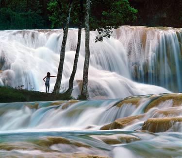 "The Agua Azul Falls", 1992, Chiapas, Mexico thumb