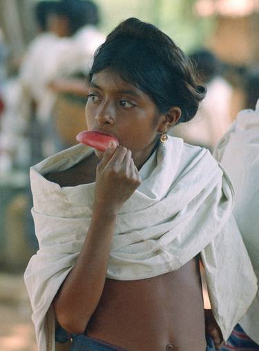 "Young girl with a lollipop" 1969. Costa Chica, Oaxaca. Limited Edition of 9 thumb