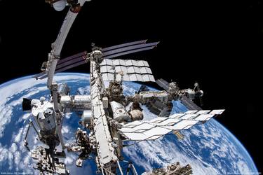 "The ISS racing around the world" 2011 Courtesy NASA photo thumb