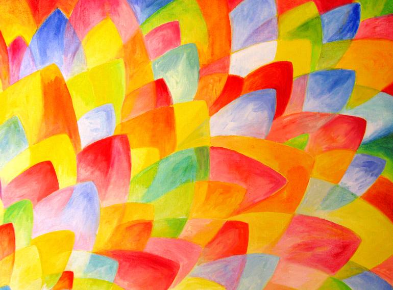 Original Geometric Painting by Dalia Čistovaitė