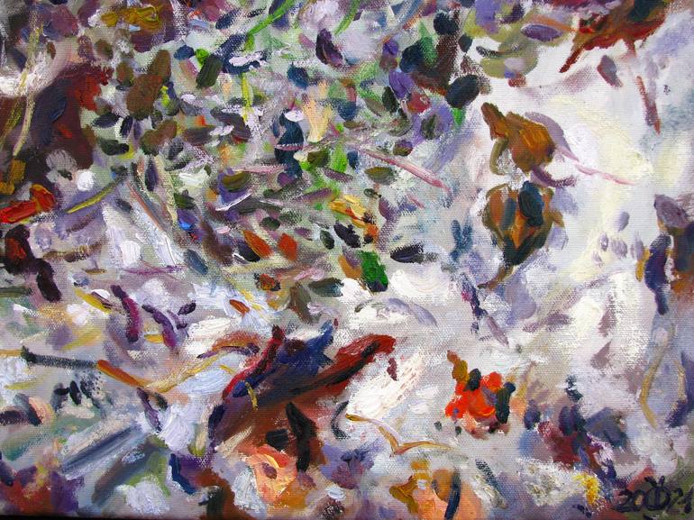 Original Abstract Expressionism Nature Painting by Dalia Čistovaitė