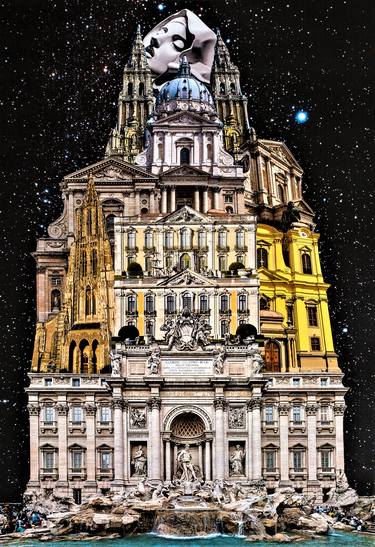 Print of Architecture Mixed Media by Damian Darmanin
