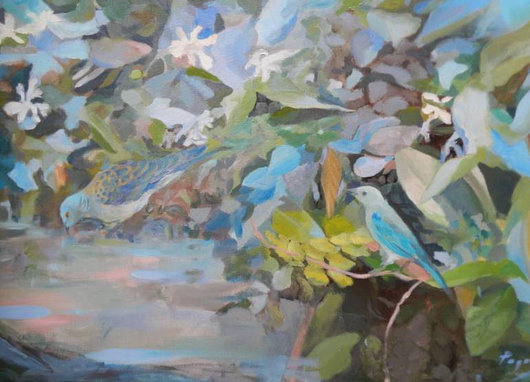 Original Figurative Botanic Painting by Luisa Pagola