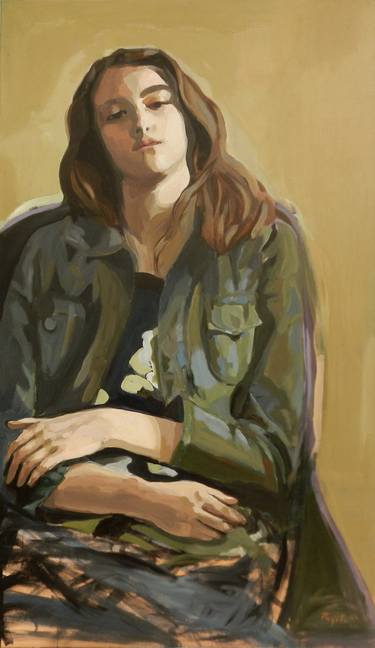 Original Figurative People Paintings by luisa Pagola