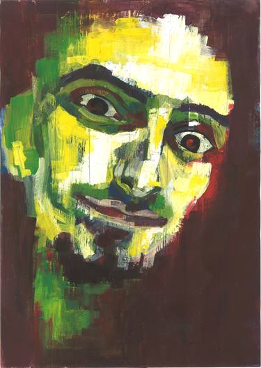 Original Expressionism Portrait Paintings by Jovana Vasovic