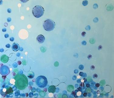 Original Abstract Water Paintings by Annika Silver