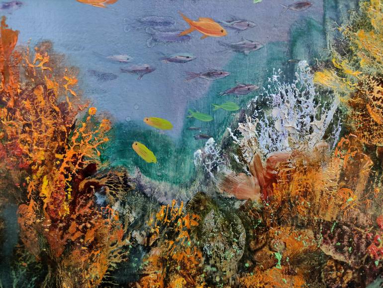 Original Fine Art Fish Painting by Андрей Ятченко