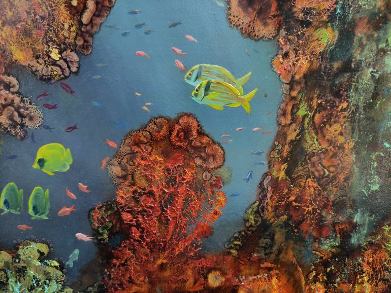 Original Fine Art Fish Painting by Андрей Ятченко