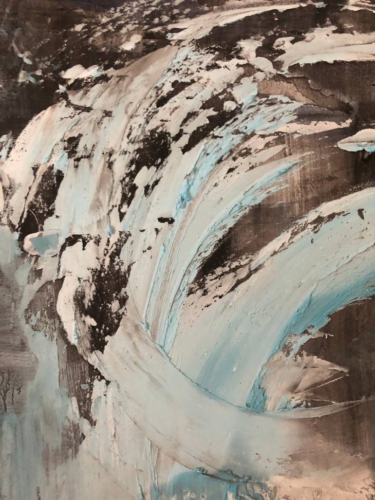 Original Abstract Animal Painting by Nadine Wills