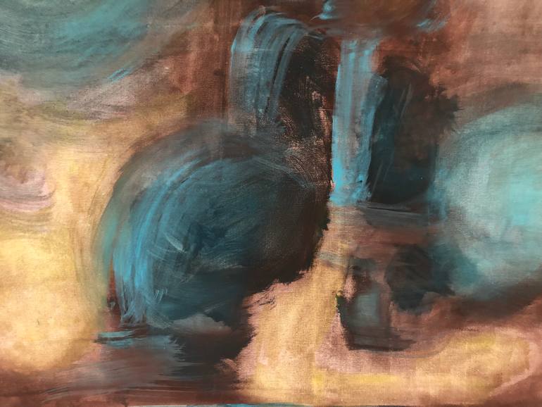 Original Abstract Religion Painting by Nadine Wills
