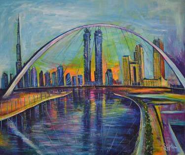 Print of Expressionism Cities Paintings by Sarah Jackson