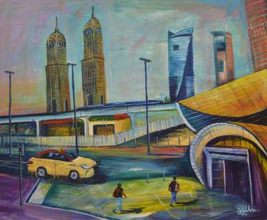 Print of Expressionism Cities Paintings by Sarah Jackson