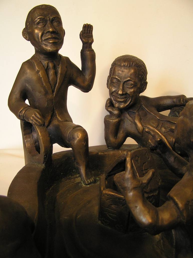 Original Figurative Celebrity Sculpture by Bohdan Bilinchuk