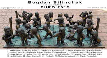Original Sports Sculpture by Bohdan Bilinchuk