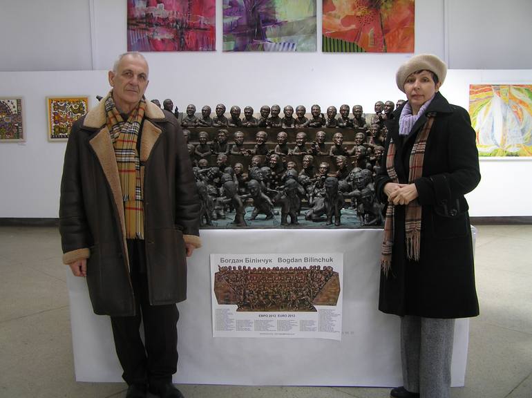 Original Conceptual Sports Sculpture by Bohdan Bilinchuk