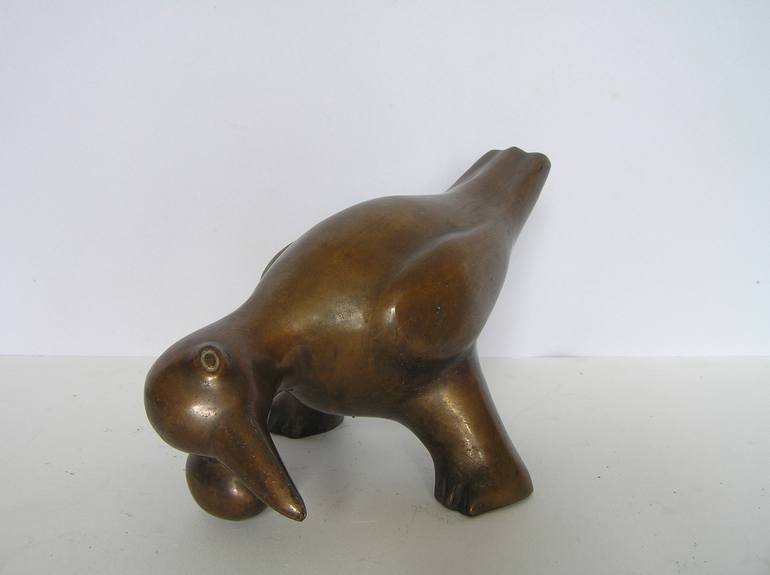 Original Figurative Animal Sculpture by Bohdan Bilinchuk