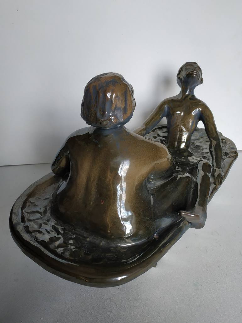 Original Figurative Humor Sculpture by Bohdan Bilinchuk