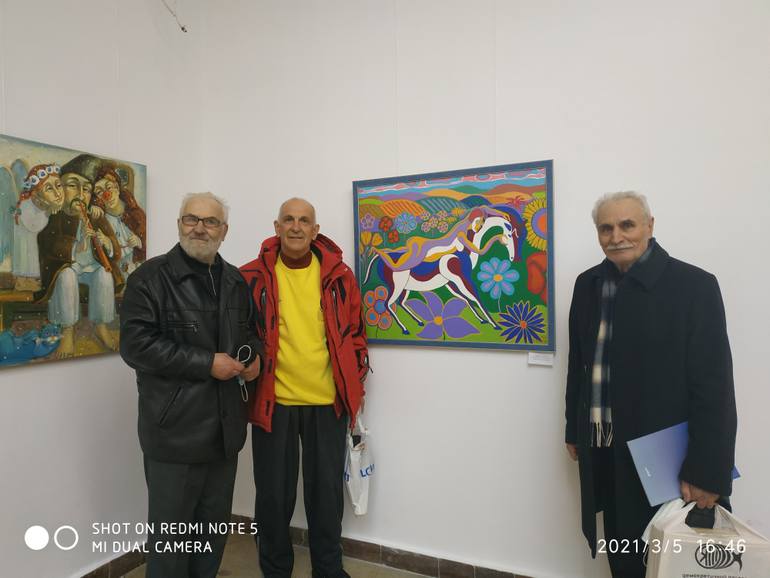 Original Expressionism Horse Painting by Bohdan Bilinchuk