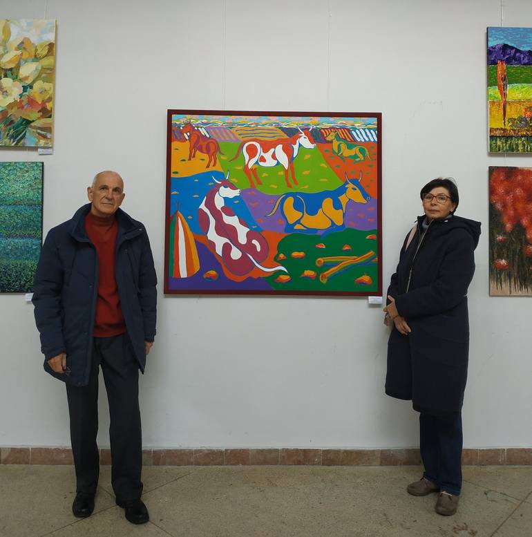 Original Figurative Animal Painting by Bohdan Bilinchuk