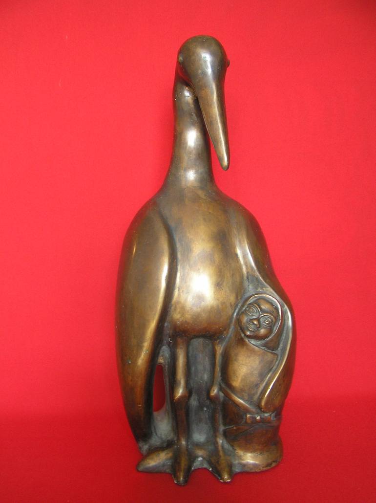 Original Figurative Animal Sculpture by Bohdan Bilinchuk