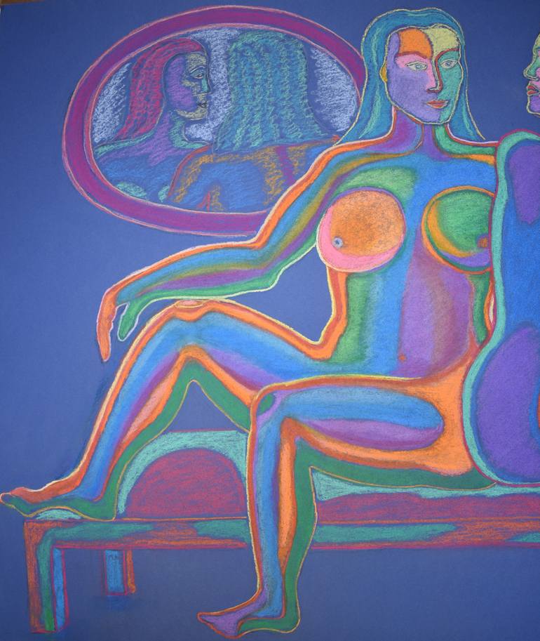 Original Modernism Body Drawing by Bohdan Bilinchuk