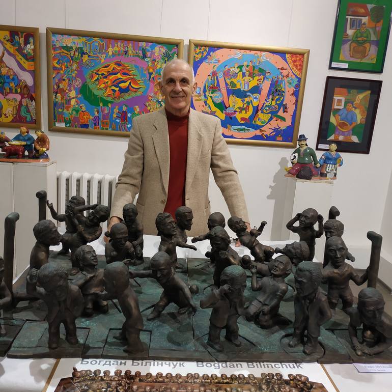 Original Figurative Pop Culture/Celebrity Sculpture by Bohdan Bilinchuk