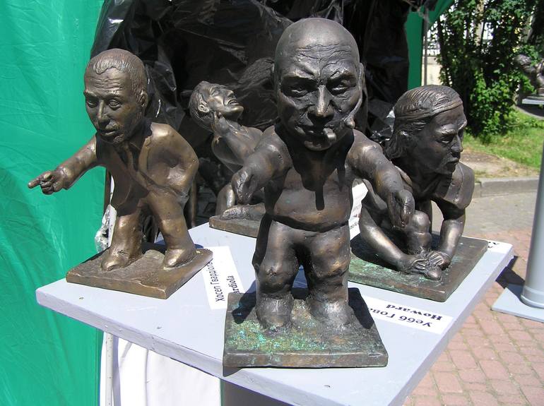 Original Figurative Sport Sculpture by Bohdan Bilinchuk