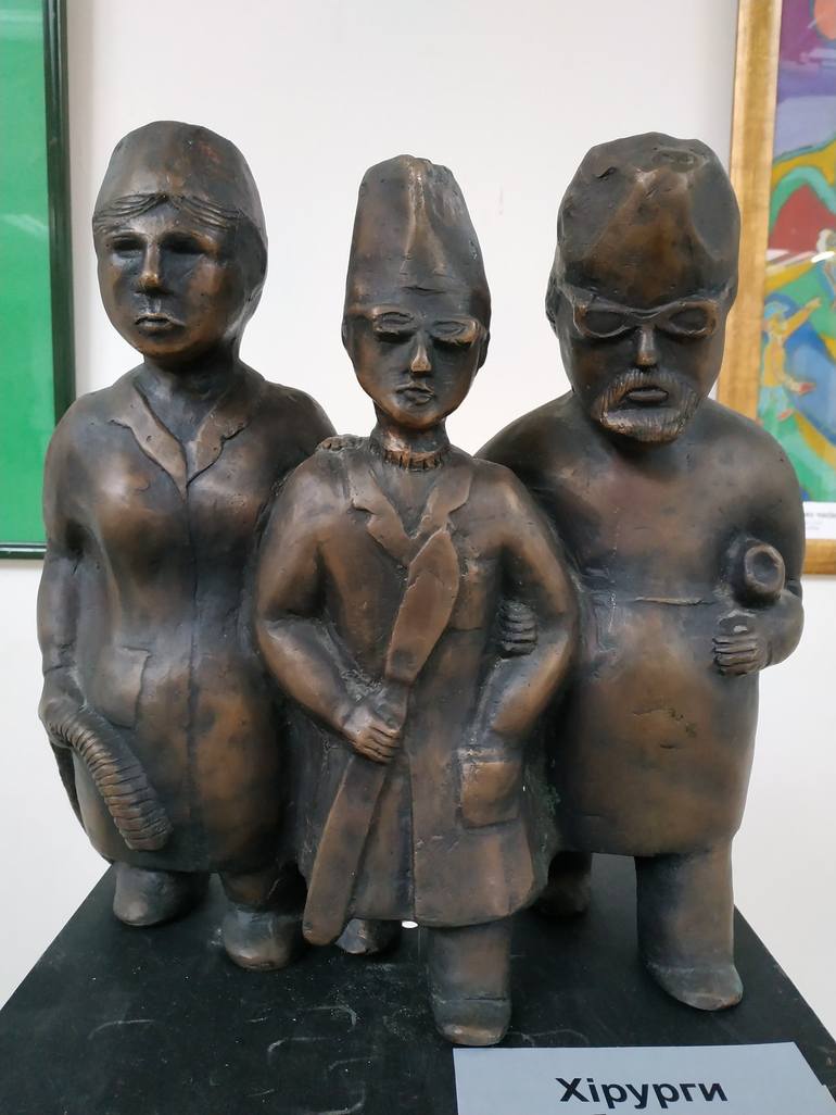 Original Figurative People Sculpture by Bohdan Bilinchuk